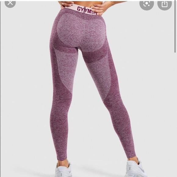 Gymshark Pants - GYMSHARK FLEX LEGGINGS womens size small pink and purple